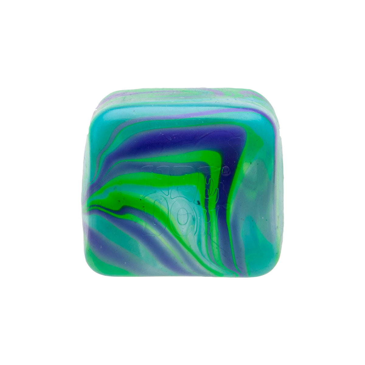 NeeDoh Nice Cube Swirl squishy toy — close-up