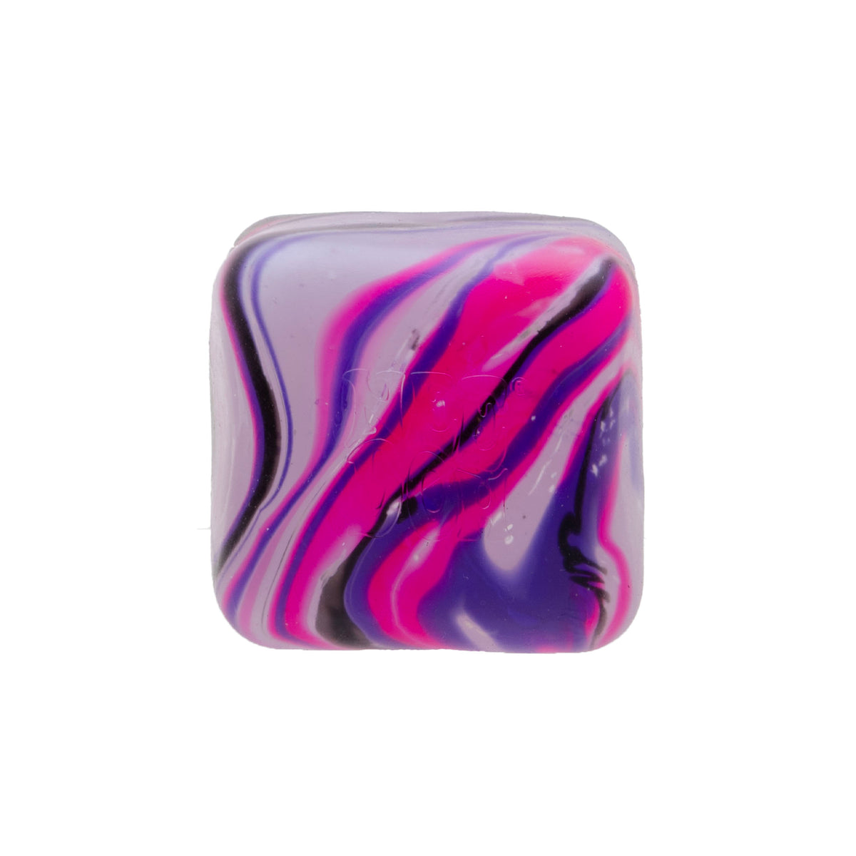 NeeDoh Nice Cube Swirl sensory toy — colour swirl detail
